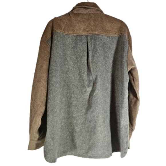 Forever 21 Casual Jacket Grey Taupe Shacket Women's Size Medium Premium Label - Picture 2 of 6